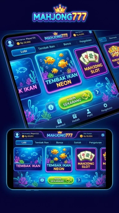 Tampilan antarmuka aplikasi mahjong777 yang ramah pengguna.